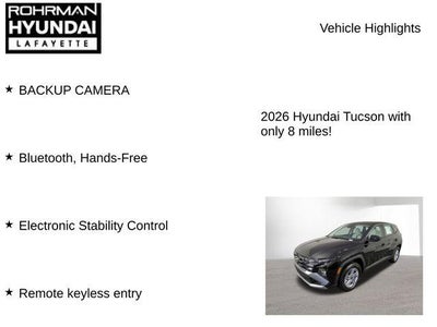2026 Hyundai TUCSON SE AWD