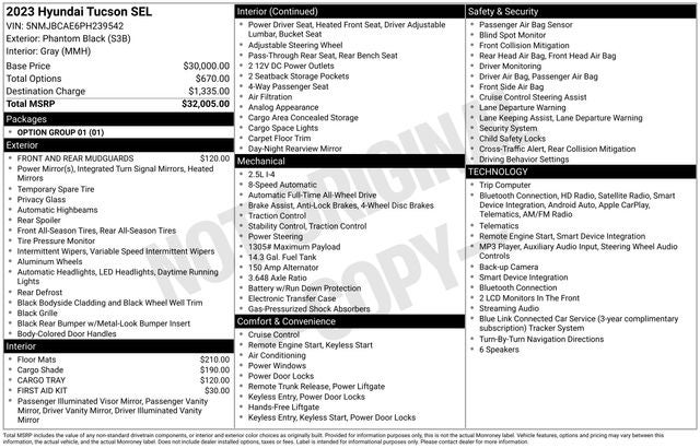 2023 Hyundai TUCSON SEL