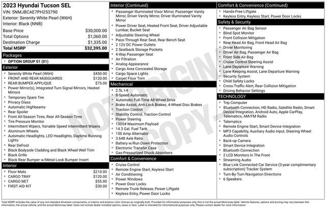 2023 Hyundai TUCSON SEL