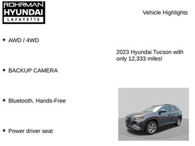 2023 Hyundai TUCSON SEL