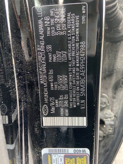 2023 Hyundai TUCSON SEL