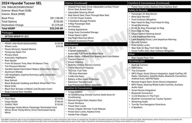 2024 Hyundai TUCSON SEL
