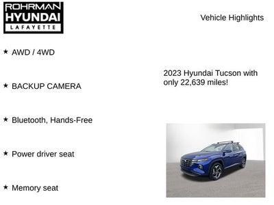 2023 Hyundai TUCSON Limited