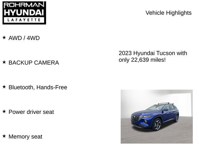 2023 Hyundai TUCSON Limited
