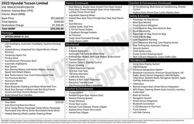 2023 Hyundai TUCSON Limited