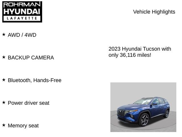 2023 Hyundai TUCSON Limited