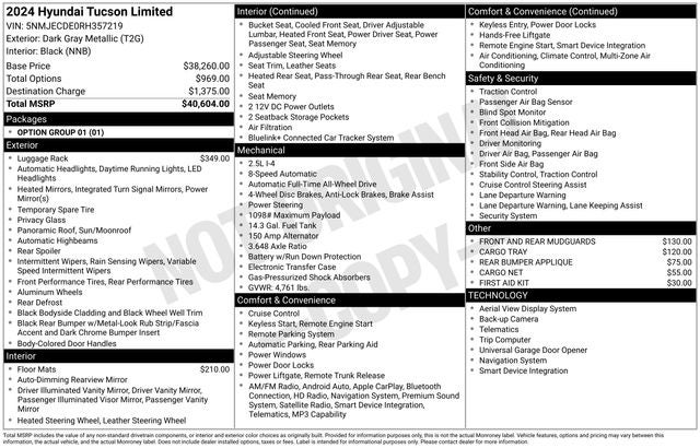 2024 Hyundai TUCSON Limited