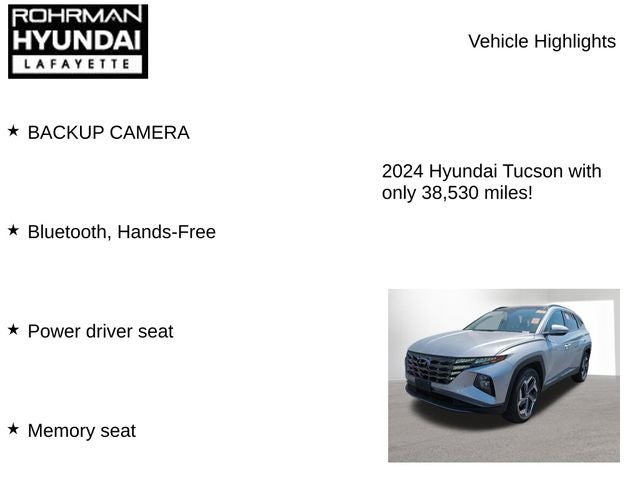 2024 Hyundai TUCSON Limited