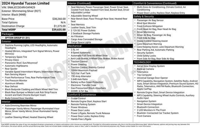 2024 Hyundai TUCSON Limited