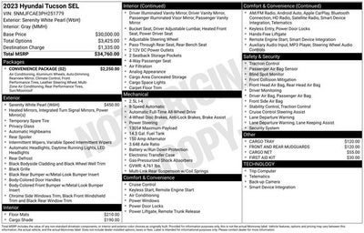 2023 Hyundai TUCSON SEL