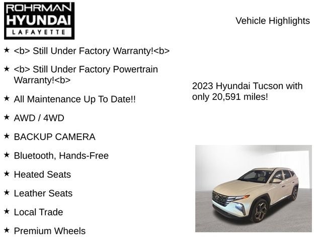 2023 Hyundai TUCSON SEL