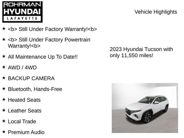 2023 Hyundai TUCSON SEL