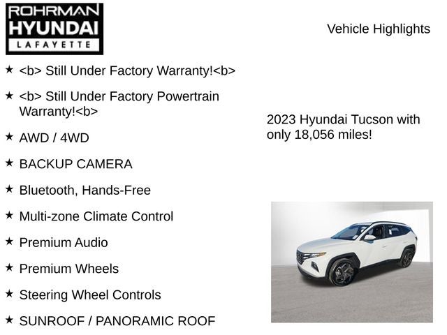 2023 Hyundai TUCSON SEL