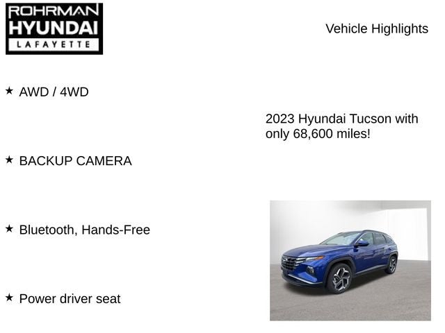 2023 Hyundai TUCSON SEL