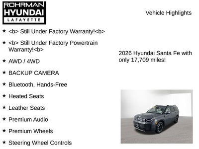 2026 Hyundai SANTA FE SEL