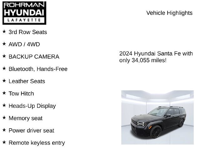 2024 Hyundai SANTA FE Calligraphy