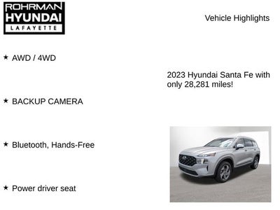 2023 Hyundai SANTA FE SEL