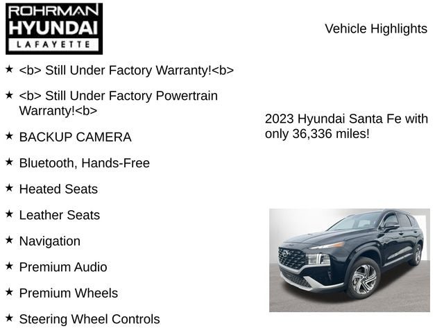 2023 Hyundai SANTA FE SEL