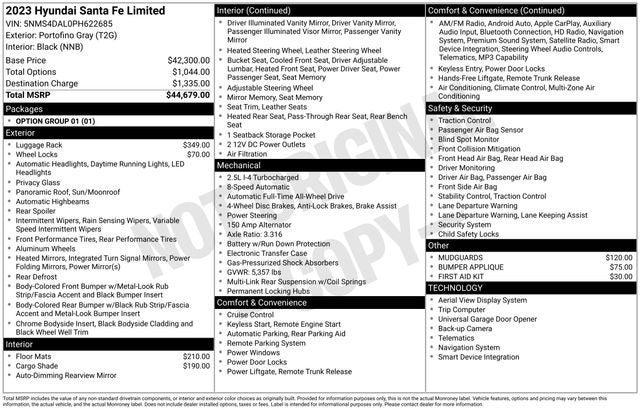 2023 Hyundai SANTA FE Limited