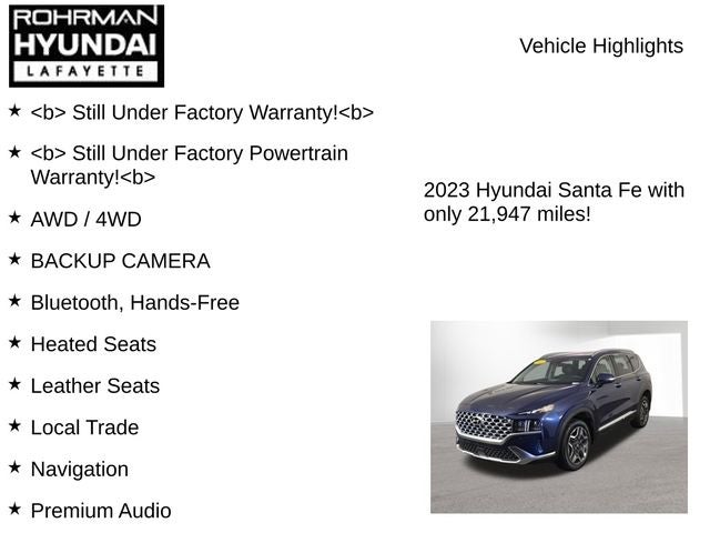 2023 Hyundai SANTA FE Limited