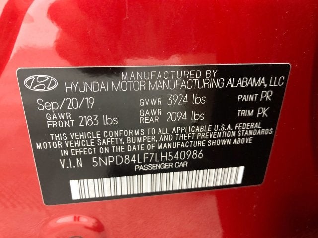2020 Hyundai ELANTRA Value Edition