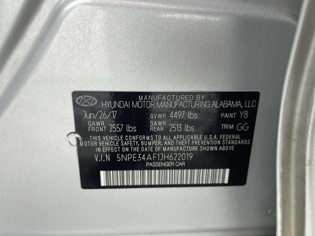 2018 Hyundai SONATA Limited