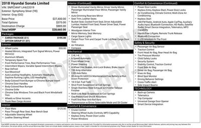 2018 Hyundai SONATA Limited