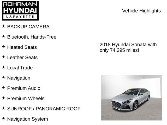 2018 Hyundai SONATA Limited