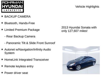 2013 Hyundai SONATA Limited PZEV