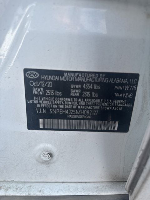 2021 Hyundai SONATA Limited