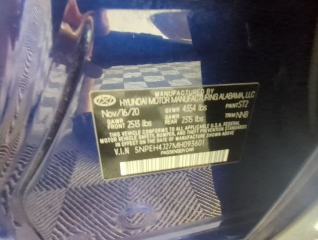 2021 Hyundai SONATA Limited