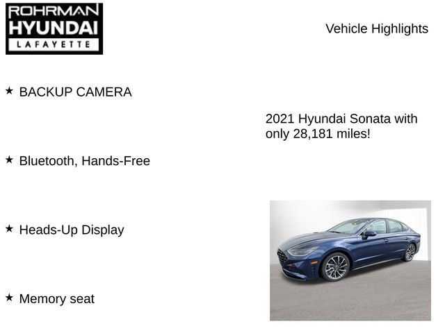 2021 Hyundai SONATA Limited