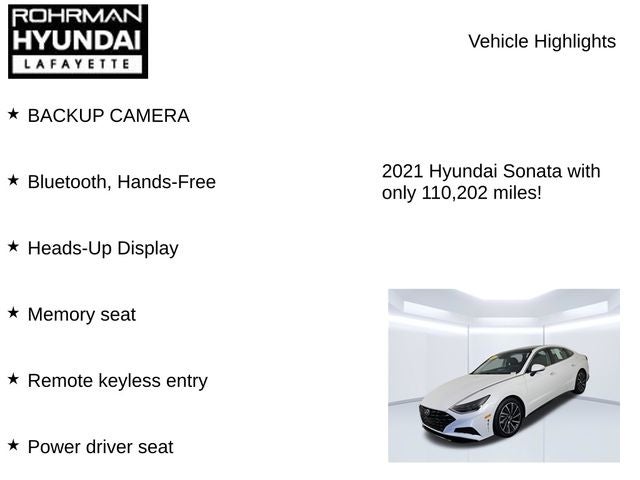 2021 Hyundai SONATA Limited