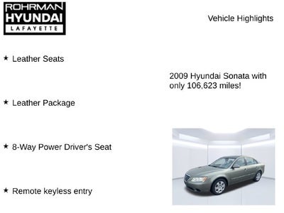 2009 Hyundai SONATA GLS
