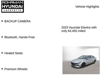 2023 Hyundai ELANTRA SEL