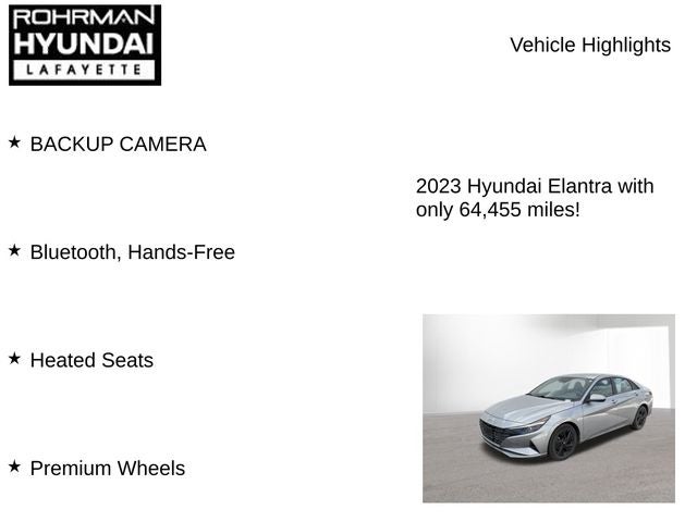 2023 Hyundai ELANTRA SEL