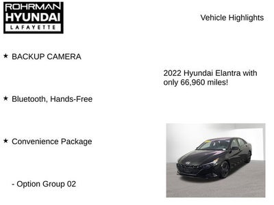 2022 Hyundai ELANTRA SEL
