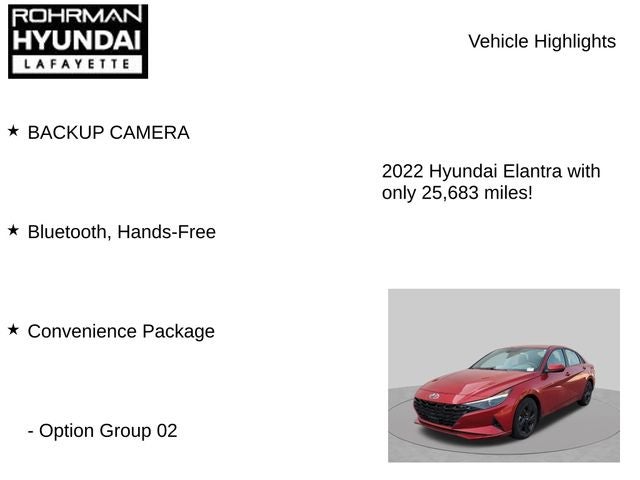 2022 Hyundai ELANTRA SEL