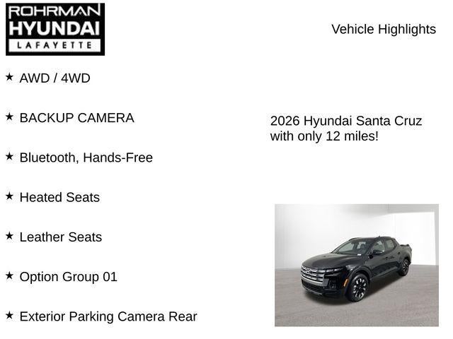 2026 Hyundai SANTA CRUZ SEL AWD