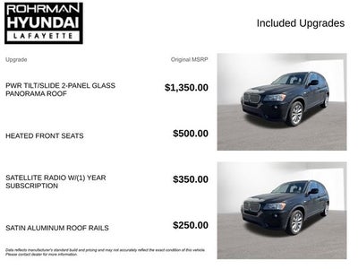 2013 BMW X3 xDrive28i