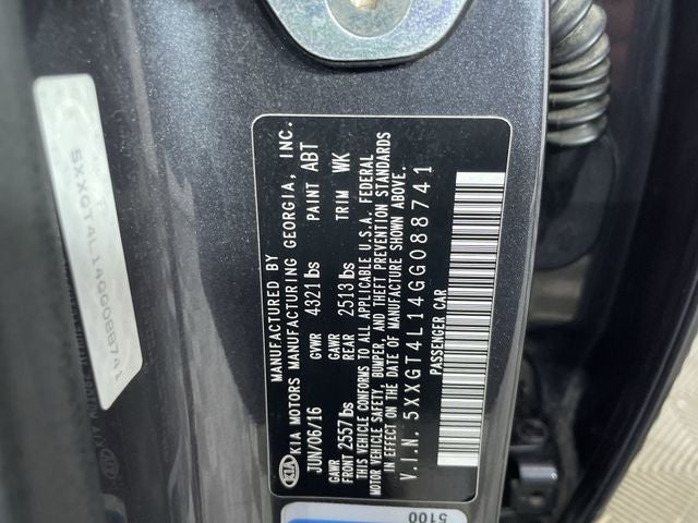 2016 Kia Optima LX Turbo