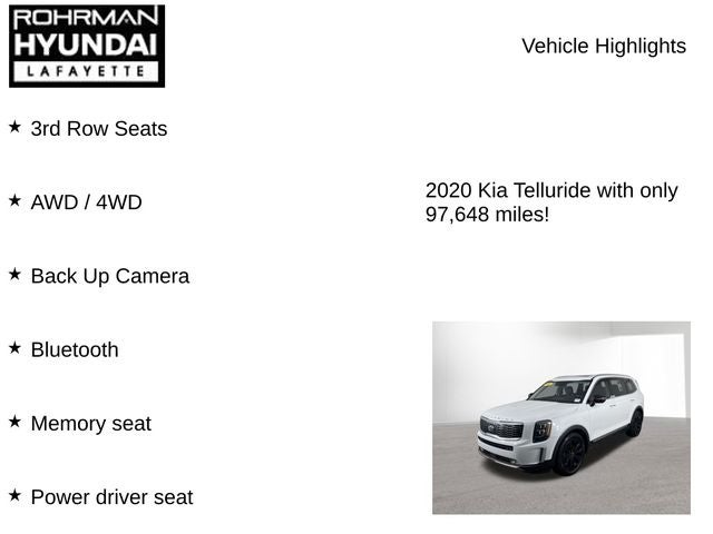 2020 Kia Telluride SX