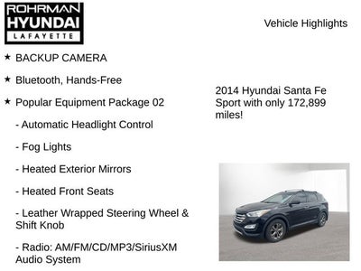 2014 Hyundai SANTA FE SPORT FWD 4Dr 2.4