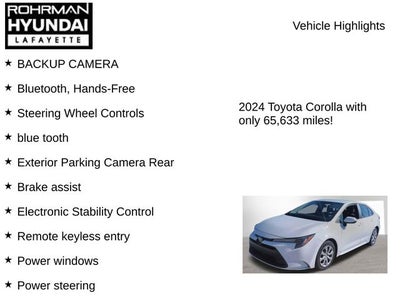 2024 Toyota Corolla LE