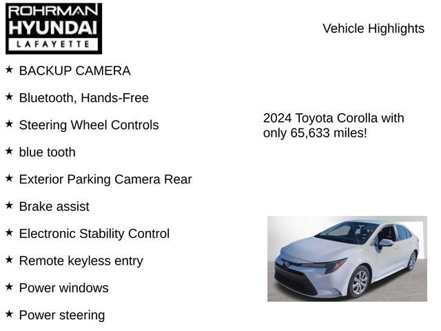2024 Toyota Corolla LE