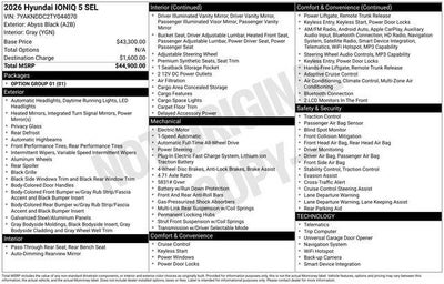 2026 Hyundai IONIQ 5 SEL