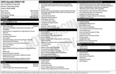 2026 Hyundai IONIQ 9 SE