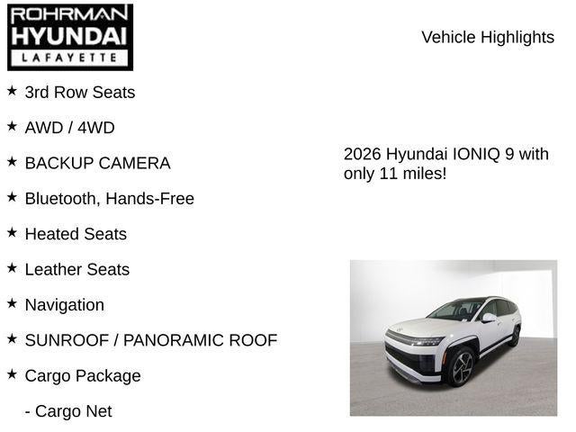 2026 Hyundai IONIQ 9 Performance Limited