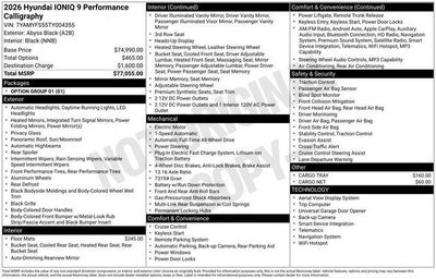2026 Hyundai IONIQ 9 Performance Calligraphy