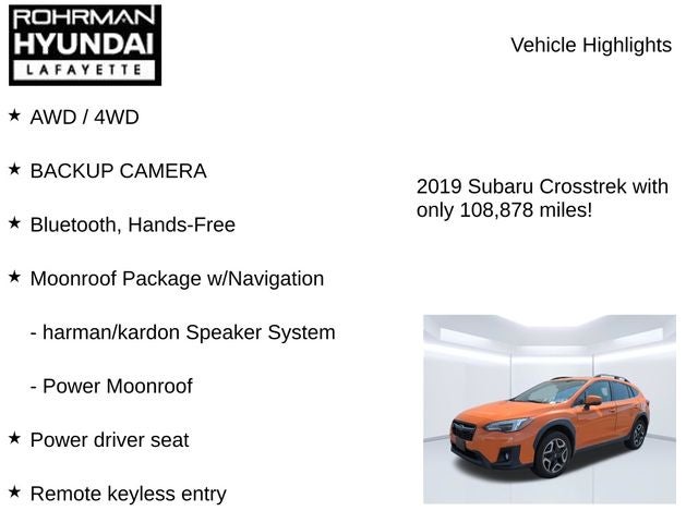 2019 Subaru Crosstrek Limited